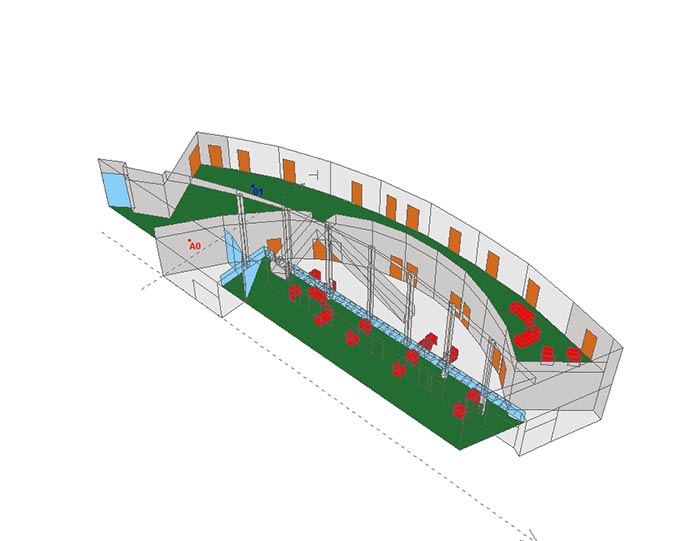 Grafik Auralisation Modell